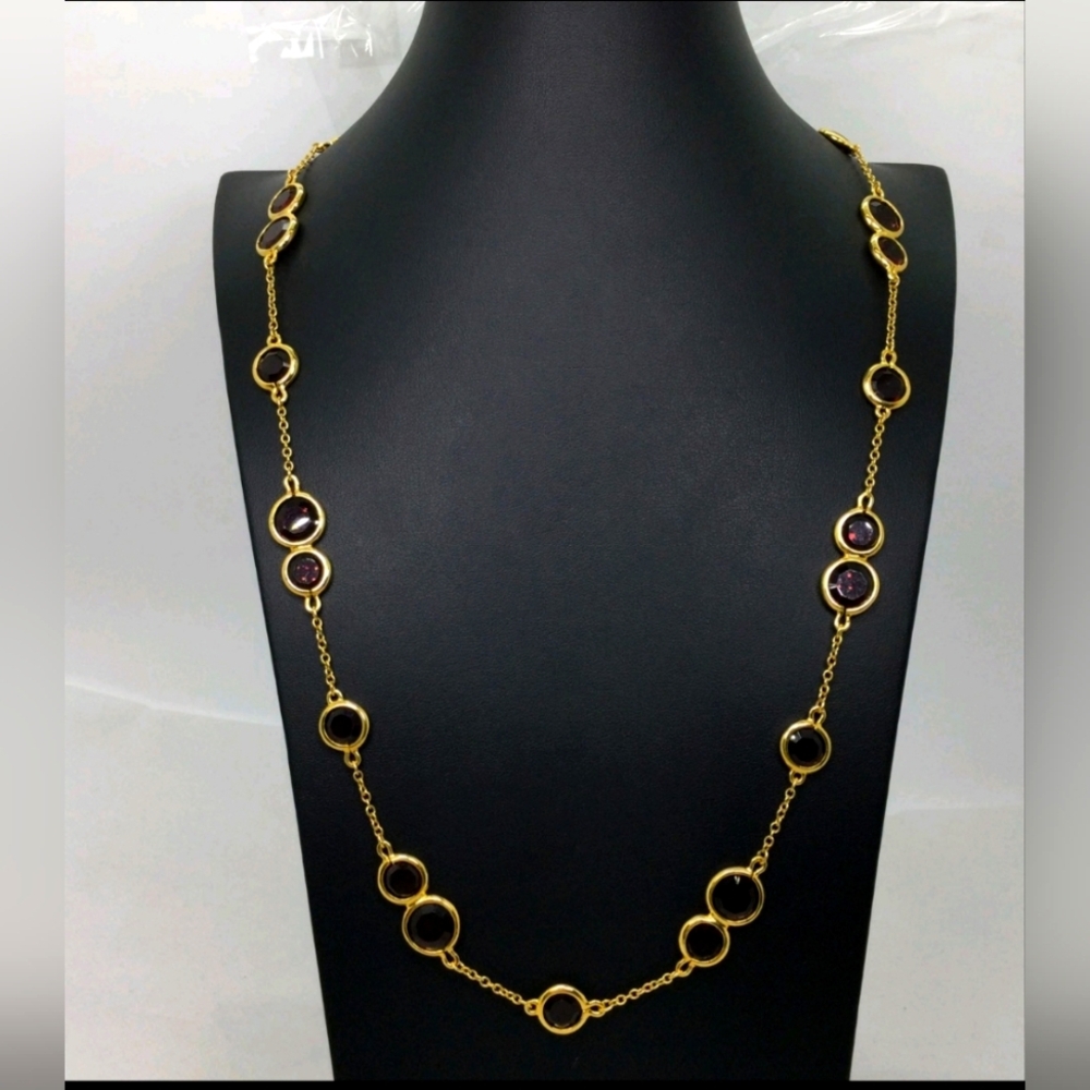 Kate Spade New York Crystal Bezel Necklace NWOT 31"